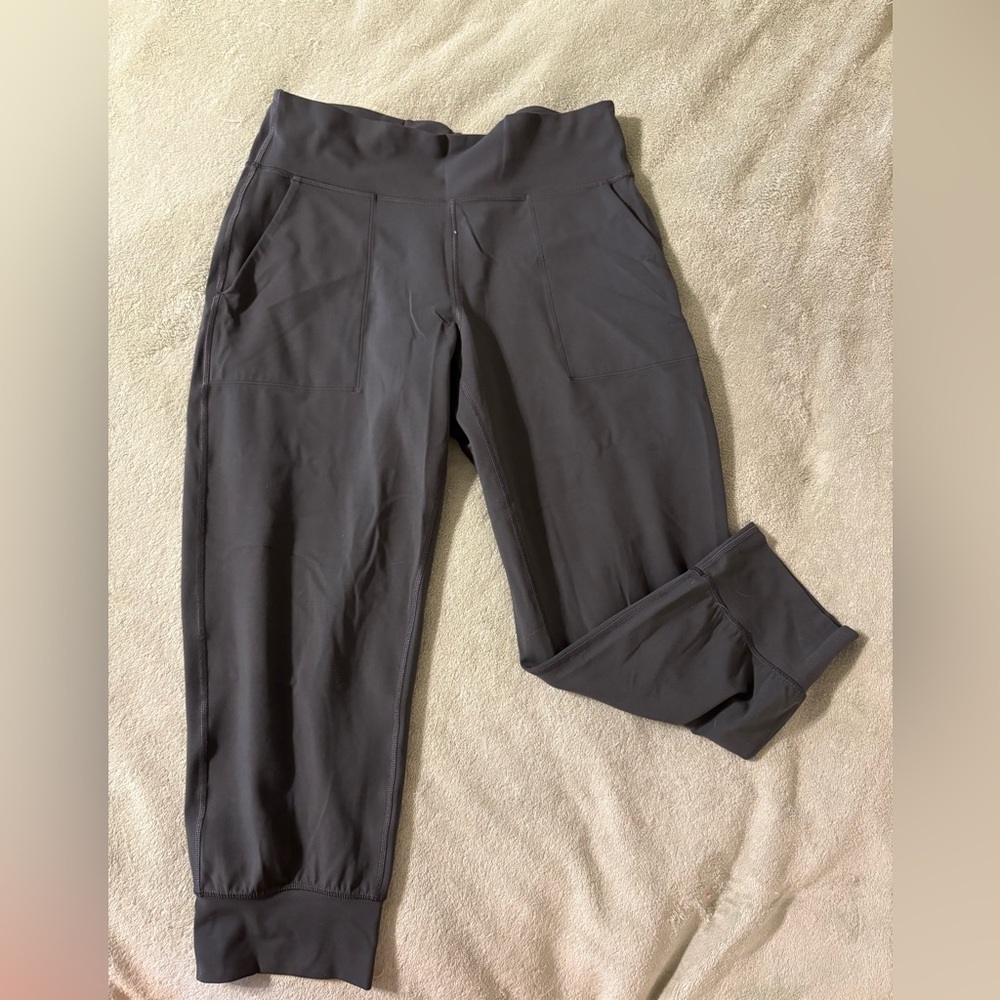 Lululemon Dark Gray Cropped Joggers - Picture 2 of 3